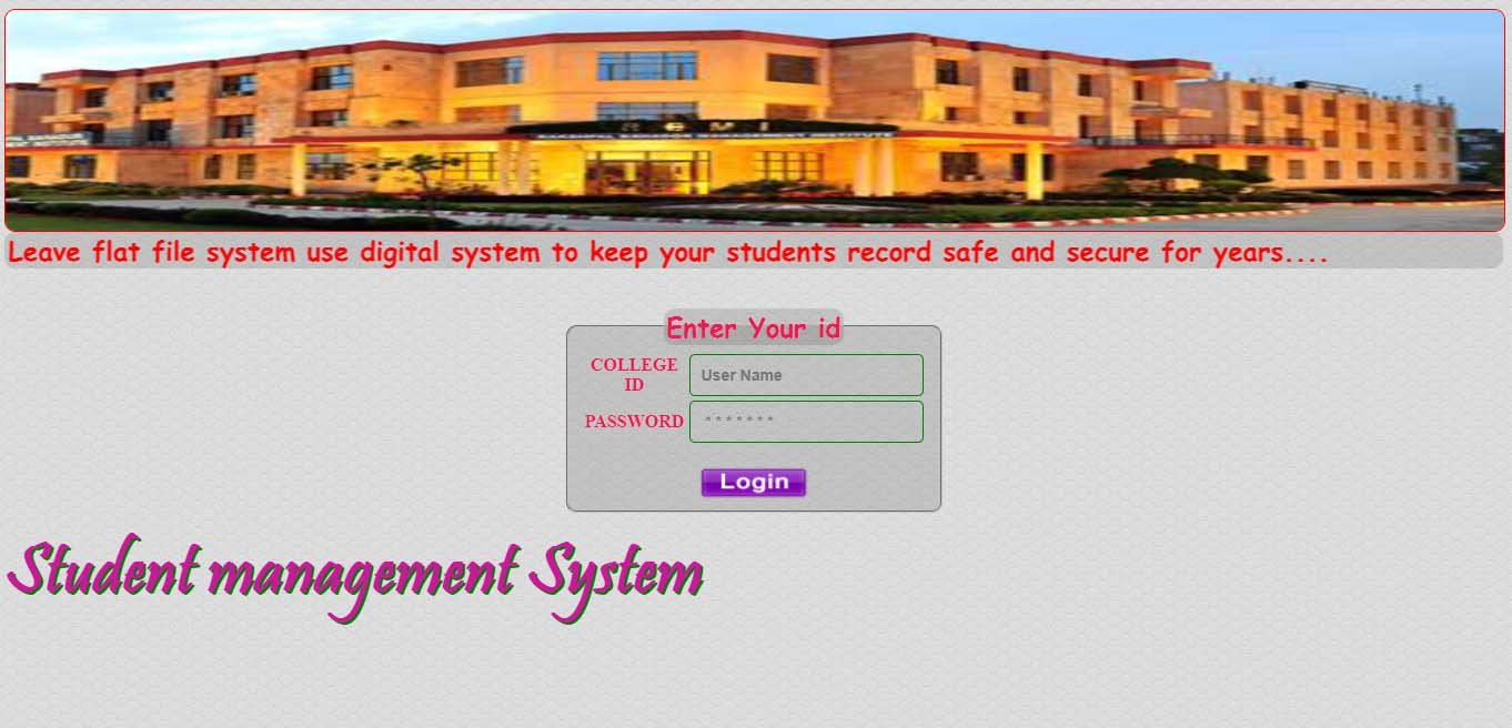 Student Managemet System